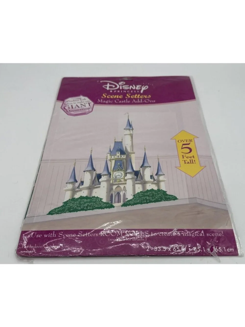 Disney Princess Scene Setters Magic Castle Add-ons Decoration 5 Feet Tall